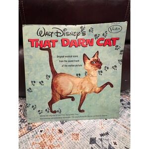 VTG Walt‎ Disney's That Darn Cat Sound Track Vinyl LP 1965 Buena Vista Records